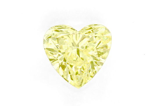 Foto 2 - Herz Diamant 0,56 Sensationell Fancy Yellow Zitrone HRD, D6531