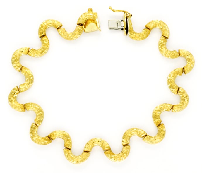 Foto 3 - Designer Collierkette und Armband 14K Gelbgold, K2133