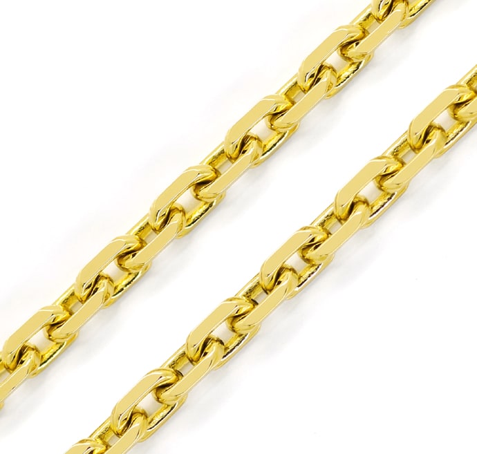 Foto 2 - Anker Halskette Goldkette 50cm lang massiv 14K Gelbgold, K3263