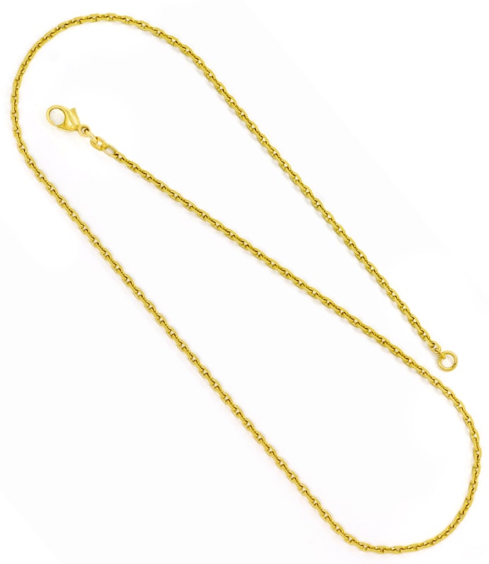 Foto 3 - Anker Halskette Goldkette 50cm lang massiv 14K Gelbgold, K3263