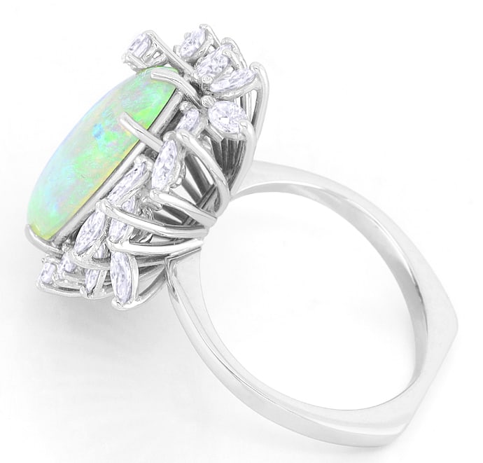 Foto 3 - Handarbeits-Ring Spitzen-Opal und Diamanten, S5968