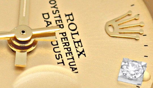 Foto 3 - Damen Diamant-Gold Rolex Oyster Perpetual Date, U1366