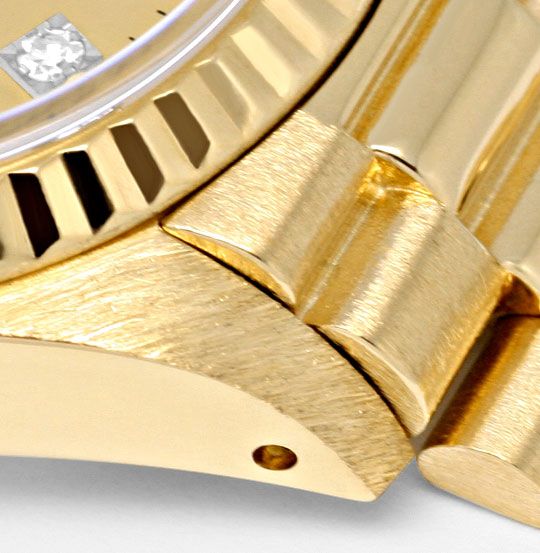 Foto 4 - Damen Diamant-Gold Rolex Oyster Perpetual Date, U1366