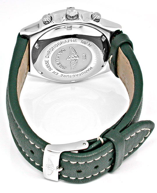 Foto 3 - Breitling Chronomat Stahl Chronograph Topuhr Neuzustand, U1879